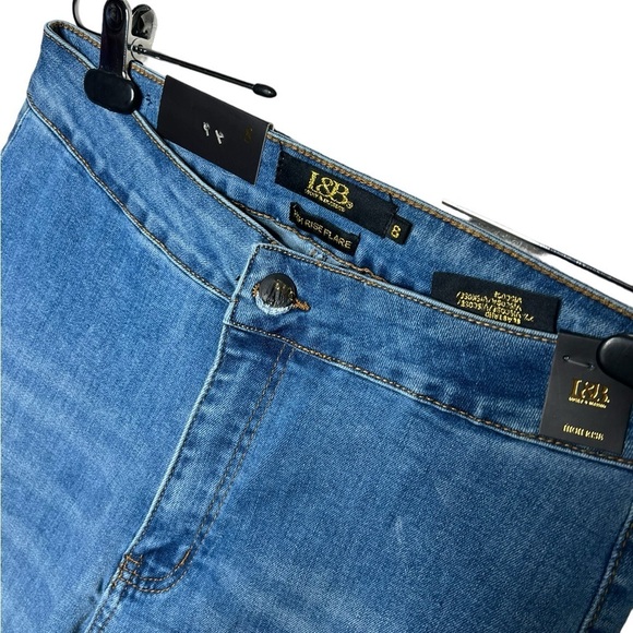 Lucky And Blessed Super Flare With Serape Insert Jeans - Picture 8 of 17